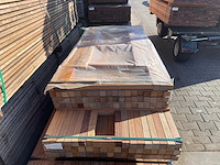 Angelim pedra palen geschaafd 1550-2150x45x45mm (121x) - afbeelding 1 van  3