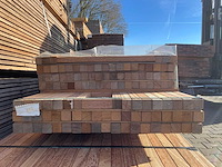 Angelim pedra palen geschaafd 1550-2150x45x45mm (121x) - afbeelding 3 van  3