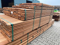 Angelim pedra planken geschaafd 1250-2150x90x21mm (253x) - afbeelding 2 van  3