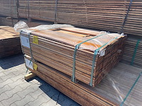 Angelim pedra planken geschaafd 1250x70x21mm (220x) - afbeelding 2 van  3