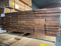 Angelim pedra planken geschaafd 1900x145x21mm (147x) - afbeelding 3 van  4