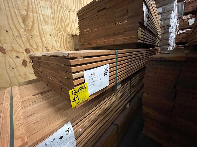 Angelim pedra planken geschaafd 3100x145x21mm (62x) - afbeelding 4 van  4