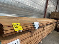 Angelim pedra planken geschaafd 4650x145x21mm (24x) - afbeelding 2 van  3