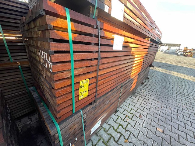 Angelim pedra regels fijnbezaagd 4550x60x40mm (112x) - afbeelding 4 van  4