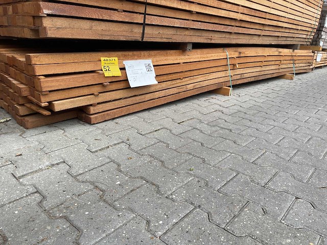 Angelim pedra regels fijnbezaagd 4650x60x40mm (100x) - afbeelding 4 van  4