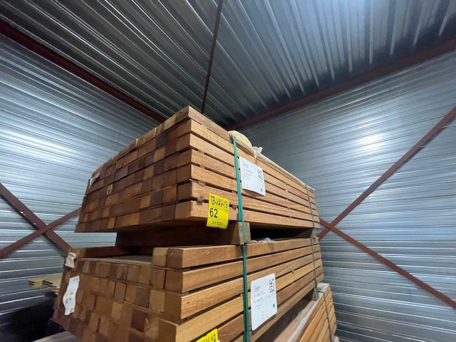 Angelim pedra regels geschaafd 1550x68x45mm (98x) - afbeelding 4 van  4