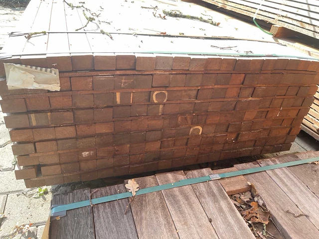 Angelim pedra regels geschaafd 3050x50x35mm (180x) - afbeelding 3 van  3