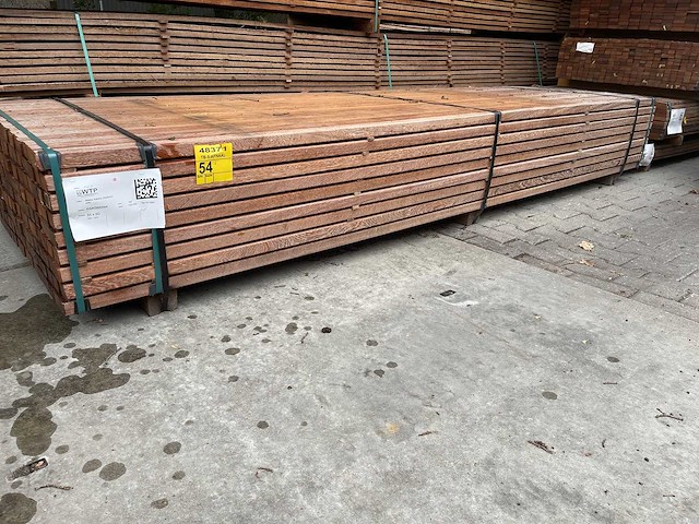 Angelim pedra regels geschaafd 3050x50x35mm (180x) - afbeelding 2 van  3