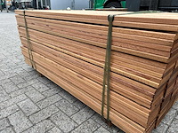 Angelim pedra vlonderplanken 2450x143x21mm (84x) - afbeelding 2 van  4