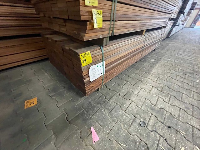 Angelim pedra vlonderplanken 2750x143x21mm (135x) - afbeelding 4 van  4