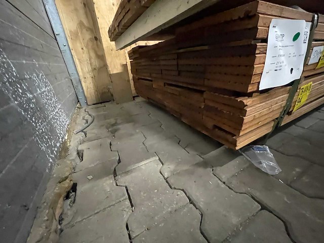 Angelim pedra vlonderplanken 4900x143x21mm (53x) - afbeelding 3 van  3