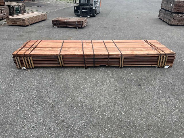 Angelim vermelho hardhout plank (34x) - afbeelding 4 van  4