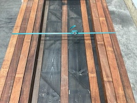 Angelim vermelho hardhouten paal geschaafd 200x6,8x6,8 cm (27x) - afbeelding 5 van  9