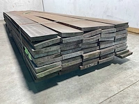 Angelim vermelho hardhouten plank gezaagd 400x19,5x3 cm (15x) - afbeelding 4 van  7