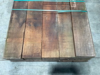 Angelim vermelho hardhouten plank gezaagd 400x20x4 cm (10x) - afbeelding 5 van  9