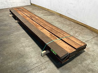 Angelim vermelho hardhouten plank gezaagd 450x19,5x3 cm (20x) - afbeelding 1 van  8