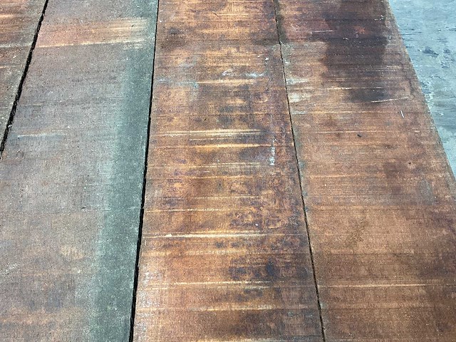 Angelim vermelho hardhouten plank gezaagd 600x20x4 cm (10x) - afbeelding 3 van  7