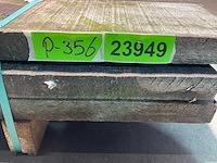 Angelim vermelho hardhouten plank gezaagd 600x20x4 cm (10x) - afbeelding 7 van  7