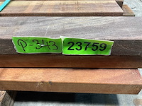 Angelim vermelho hardhouten regel - 350x9x4,5 cm (26x) - afbeelding 5 van  5