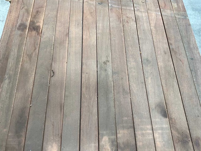 Angelim vermelho hardhouten regel - 500x6,8x4,5 cm (14x) - afbeelding 4 van  7