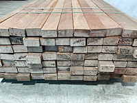 Angelim vermelho hardhouten regel vlak geschaafd - 300x9x4,5 cm (25x) - afbeelding 6 van  7