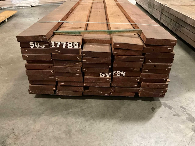 Angelim vermelho planken 40x200 mm (51x) - afbeelding 2 van  5