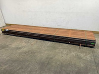 Angelim vermelho regel geschaafd 450x9x4,5 cm (20x) - afbeelding 1 van  5