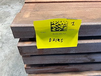 Angelim vermelho regel geschaafd 450x9x4,5 cm (20x) - afbeelding 4 van  5