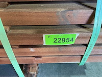 Angelim vermelho regel geschaafd 500x9x4,5 cm (20x) - afbeelding 6 van  6