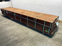 Angelim vermelho regel geschaafd 500x9x4,5 cm (20x) - afbeelding 1 van  6