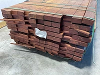 Angelim vermelho regel geschaafd 500x9x4,5 cm (20x) - afbeelding 3 van  6