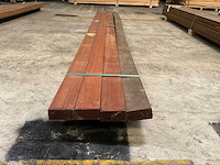 Angelim vermelho regels geschaafd 45x90 mm (4x) - afbeelding 2 van  4