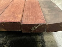 Angelim vermelho regels geschaafd 45x90 mm (4x) - afbeelding 4 van  4