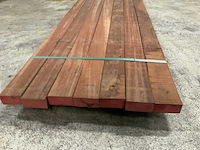 Angelim vermelho regels geschaafd 45x90 mm (7x) - afbeelding 4 van  6