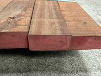 Angelim vermelho regels geschaafd 45x90 mm (7x) - afbeelding 6 van  6