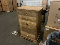 Angelique teak ladenkast 76,5x 53,5cm - afbeelding 3 van  3