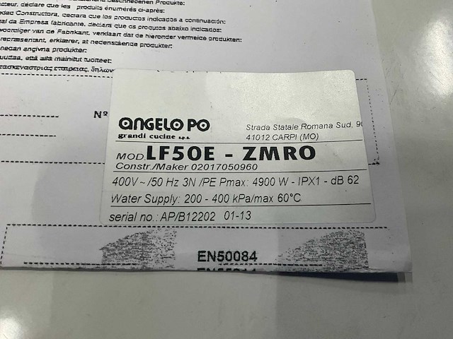 Angelo po lf 50 e vaatwasmachine - afbeelding 9 van  9