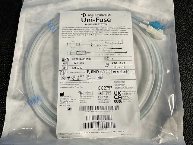 Angidynamics - uni 5fx135cmx20cm unifuse system(per 1st) (12x) - afbeelding 2 van  4