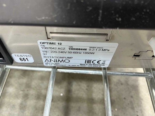 Animo - optime 12 - koffiemachine - afbeelding 8 van  8