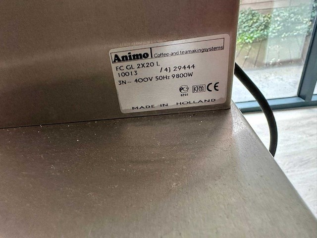Animo fc gl 2x20l. koffie counter - afbeelding 7 van  9