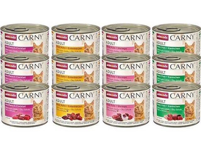 Animonda carny adult multipack kattenvoer - 12x200g (6x) - afbeelding 2 van  4