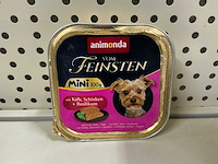 Animonda kalfsvlees, ham & basilicum hondenvoer - 100g (128x) - afbeelding 3 van  5
