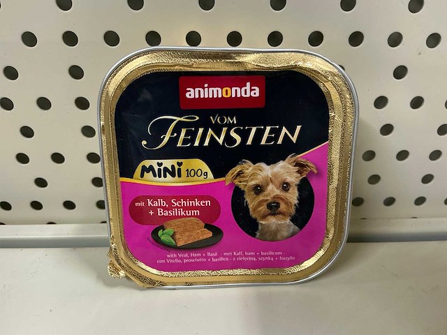 Animonda kalfsvlees, ham & basilicum hondenvoer - 100g (128x) - afbeelding 3 van  5