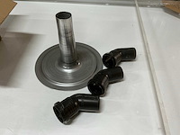 Anjo 460750 kabeldoorvoer bocht pp 50mm (17x) - afbeelding 1 van  3