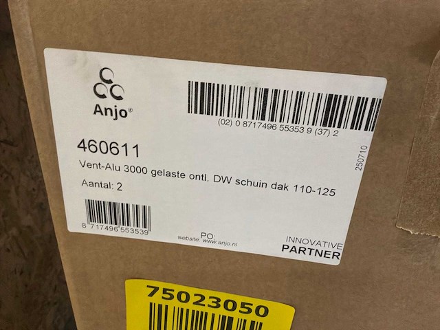 Anjo ontluchting dw gelast 110-125 schuindak - afbeelding 4 van  4