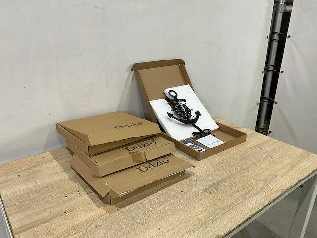 Anker - wandklok (4x) - afbeelding 2 van  6