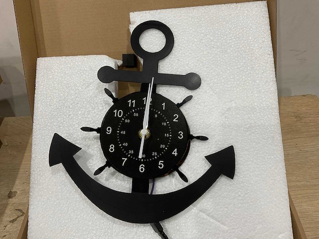 Anker - wandklok (4x) - afbeelding 3 van  6