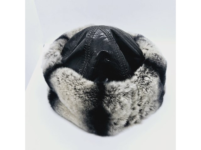 Anna rizzo wintermuts - rex chinchilla konijn - maat 57 - afbeelding 2 van  7