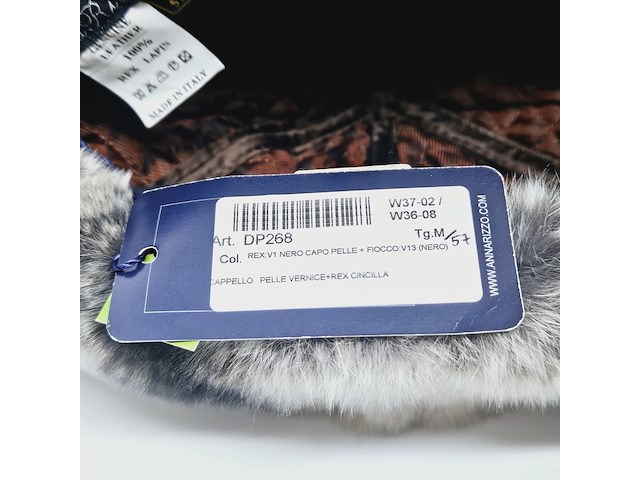 Anna rizzo wintermuts - rex chinchilla konijn - maat 57 - afbeelding 6 van  7