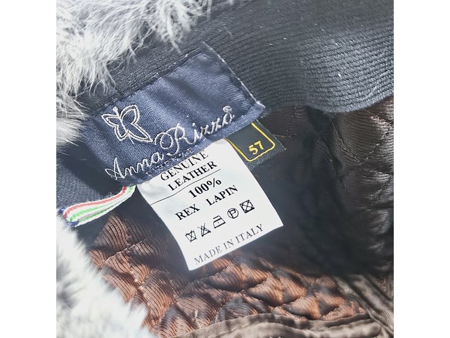 Anna rizzo wintermuts - rex chinchilla konijn - maat 57 - afbeelding 7 van  7